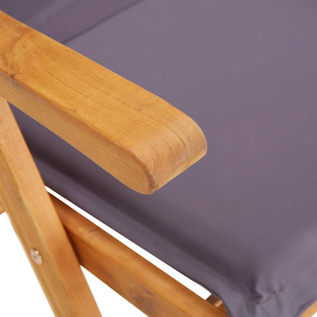 vidaXL Tuinstoelen 2 st verstelbaar massief acaciahout bruin