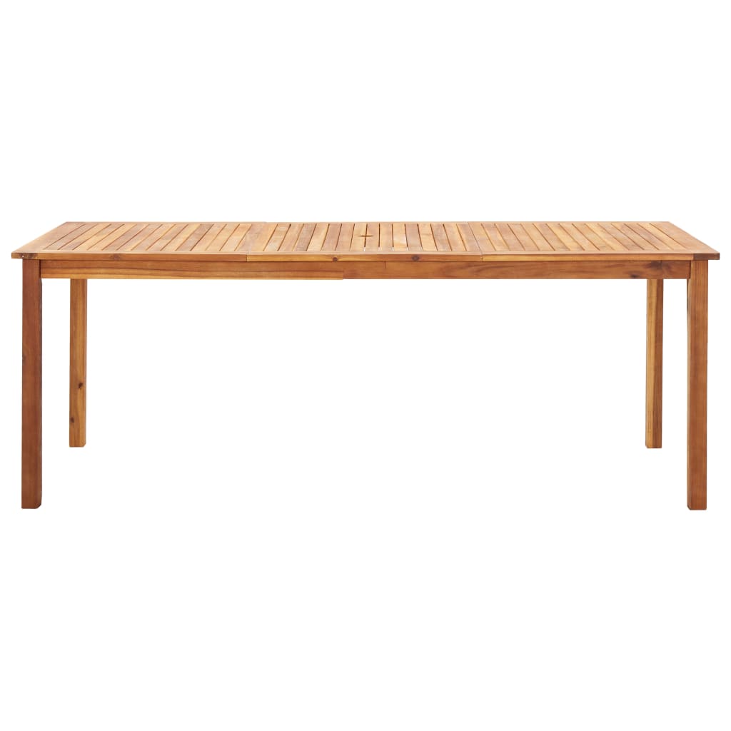 vidaXL 5-delige Eethoek poly rattan en massief acaciahout grijs