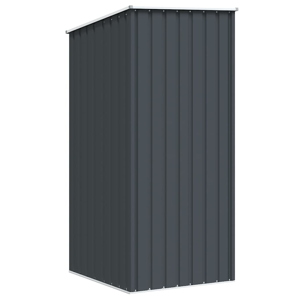 vidaXL Garden Shed 87x98x159 cm Galvanized Steel Green