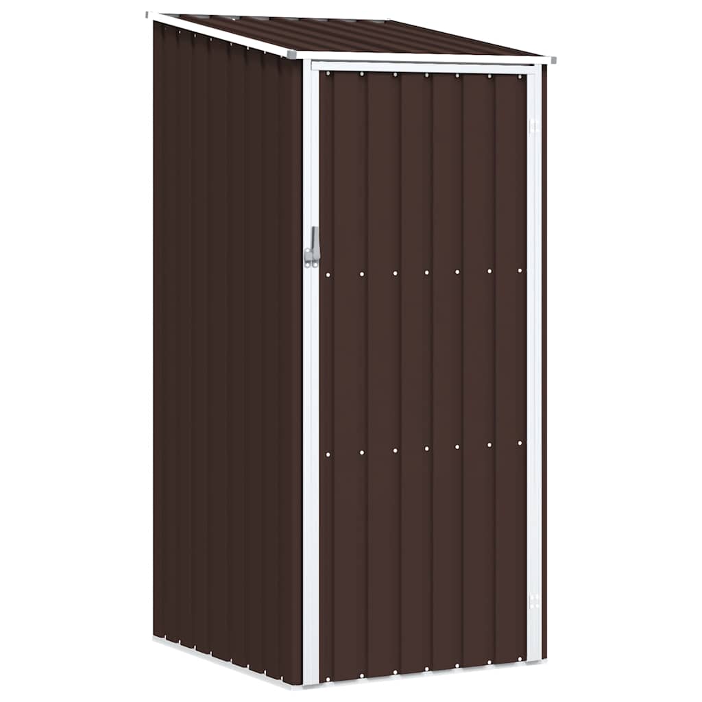 vidaXL Garden Shed 87x98x159 cm Galvanized Steel Green