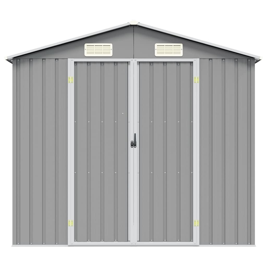 vidaXL Tuinschuur 205x129x183 cm gegalvaniseerd staal groen