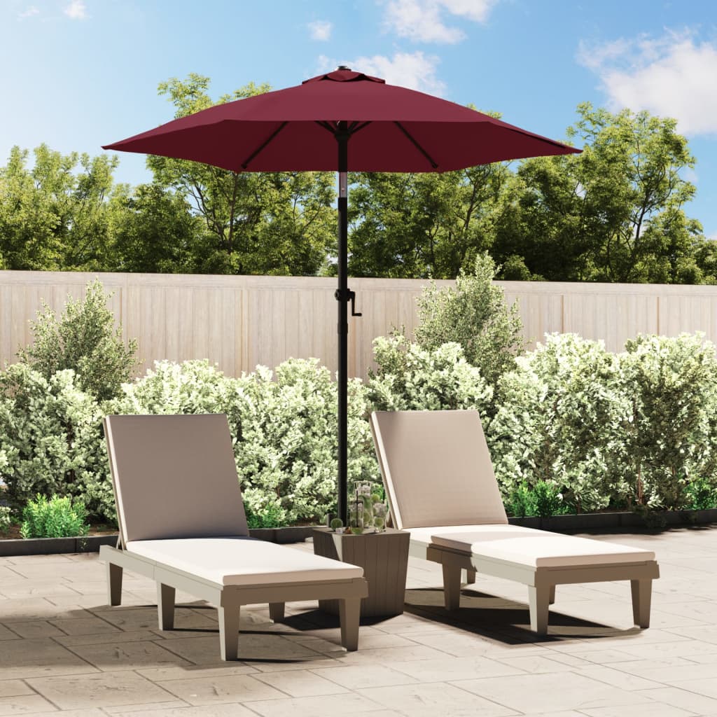 vidaXL Parasol 200x224 cm aluminium zandwit