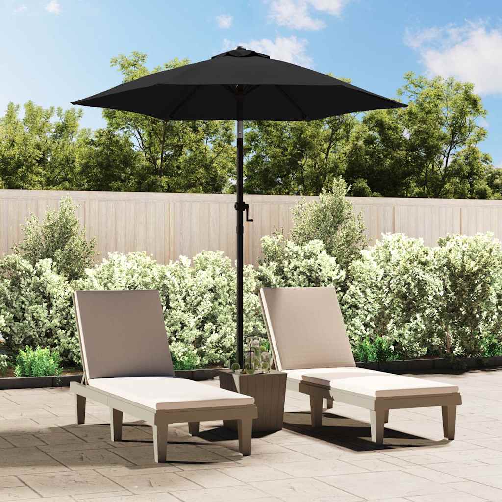 vidaXL Parasol 200x224 cm aluminium zandwit