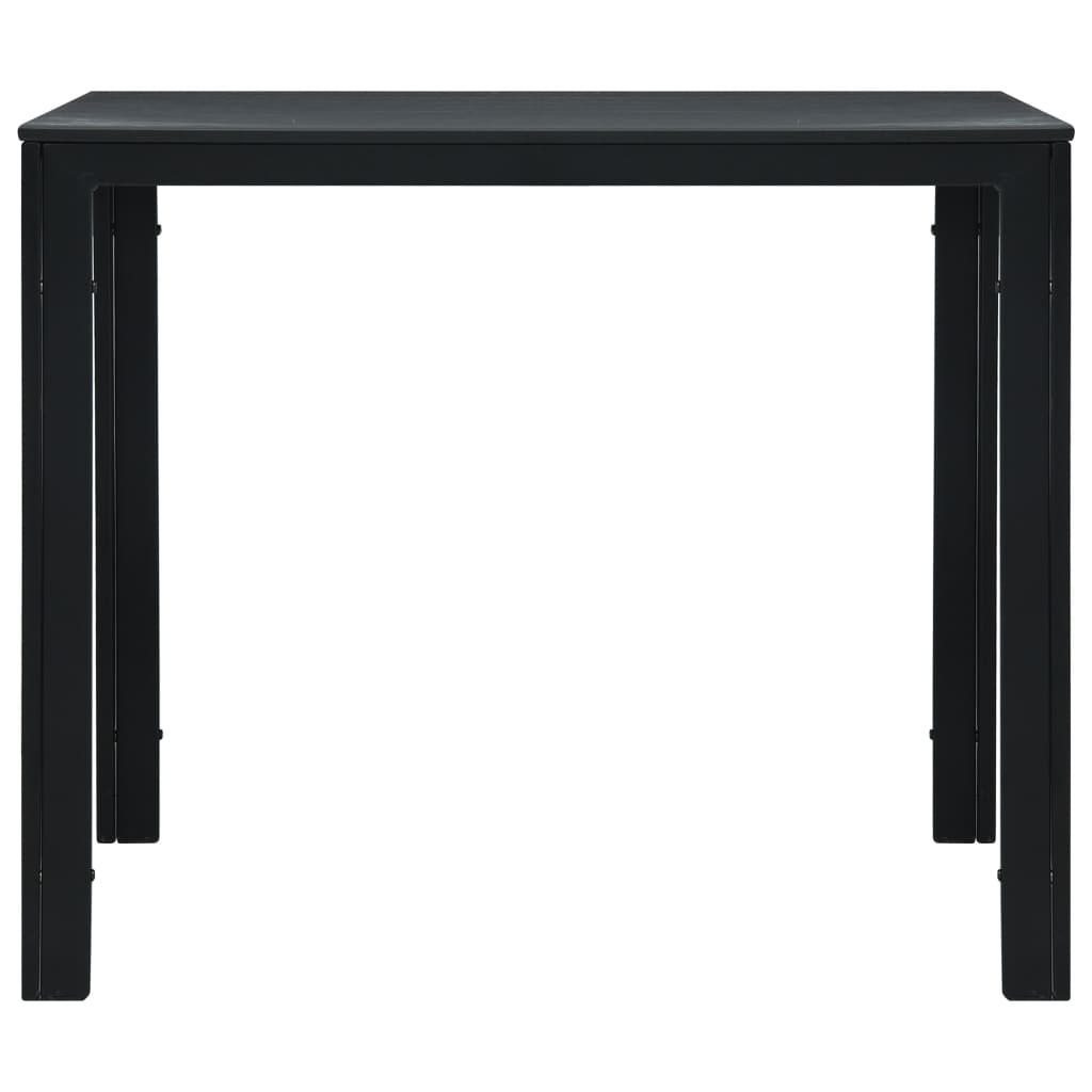 vidaXL Salontafel hout-look 78x78x74 cm HDPE wit