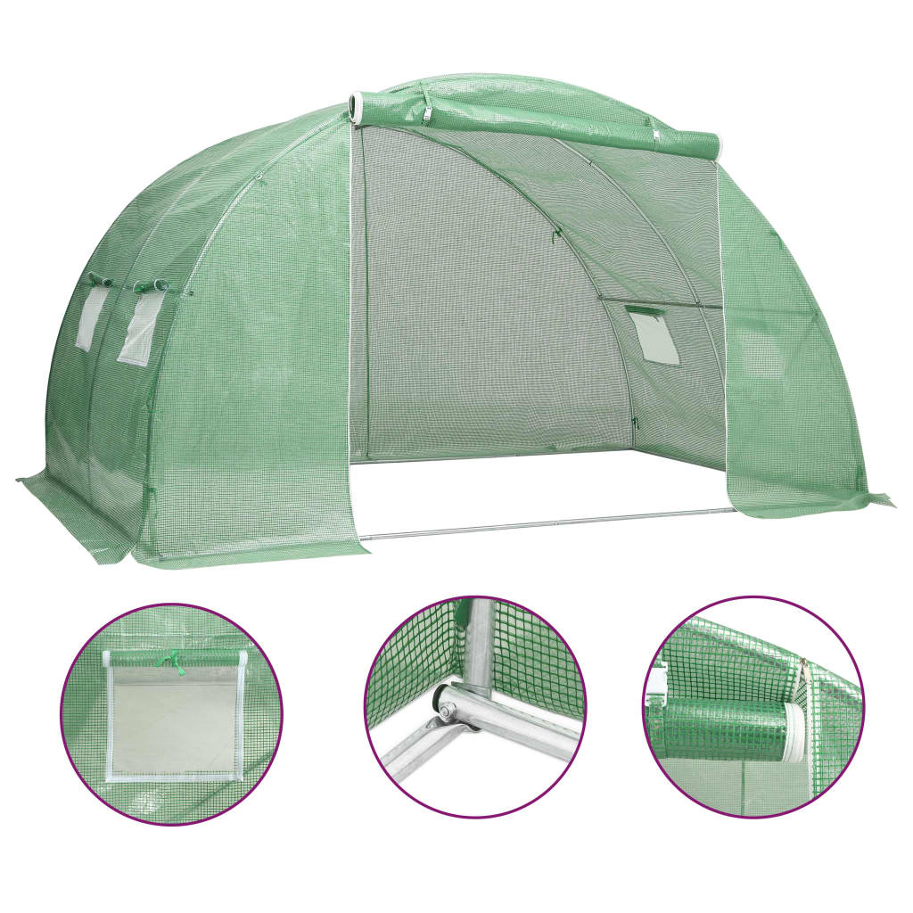 vidaXL Kas 4,5 m² 300x150x200 cm