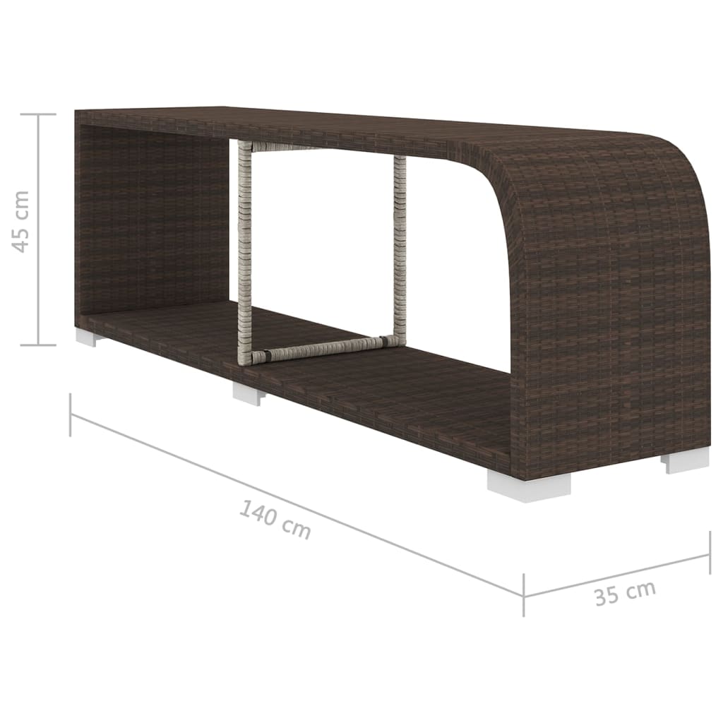 vidaXL 11-delige Loungeset met kussens poly rattan zwart