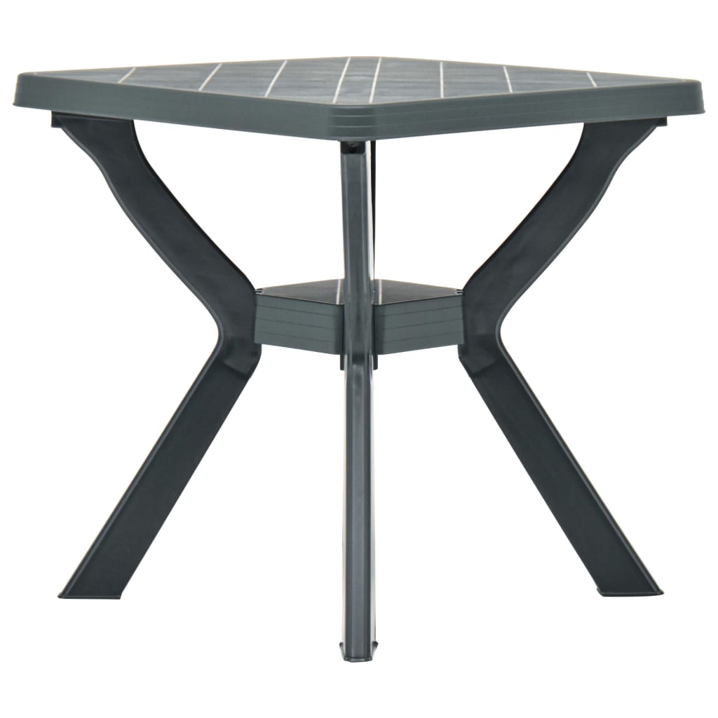 vidaXL Bistrotafel 70x70x72 cm kunststof wit