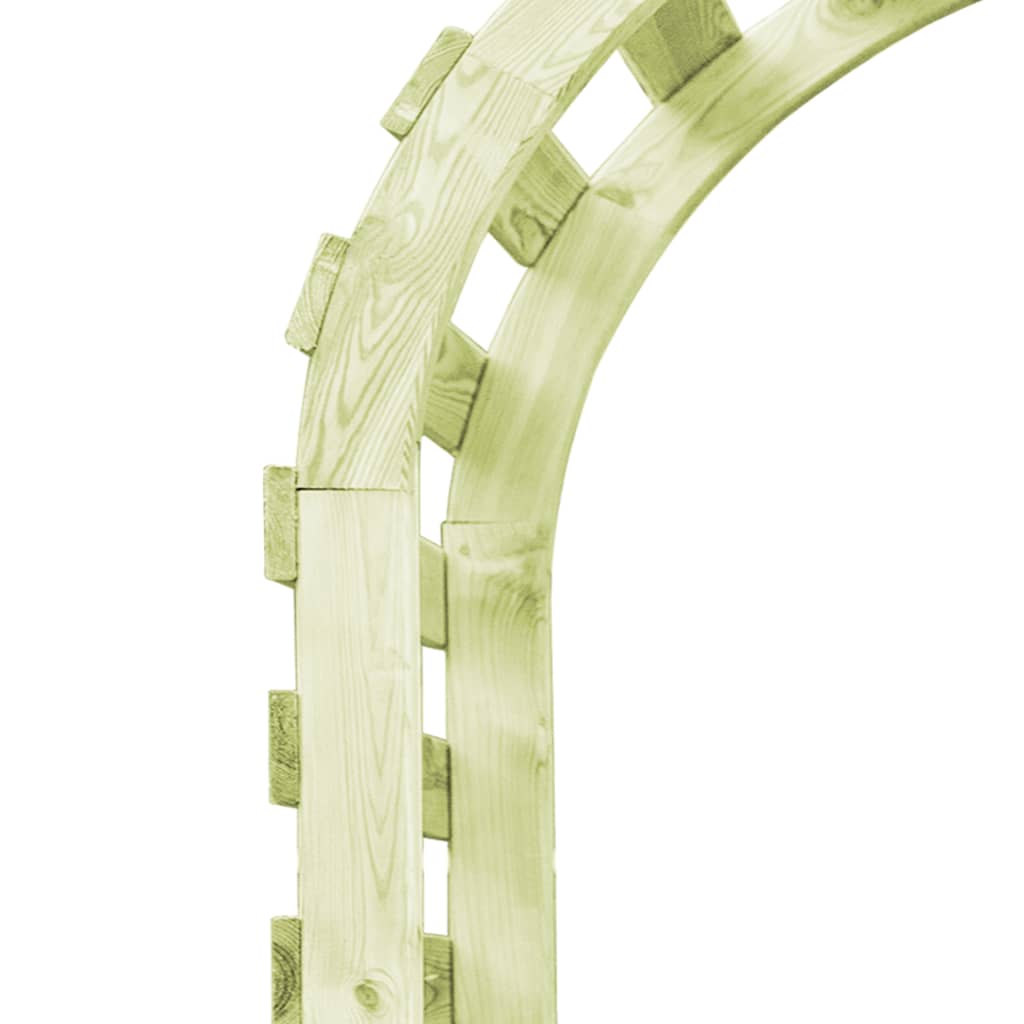 vidaXL Pergola 130x60x230 cm geïmpregneerd grenenhout