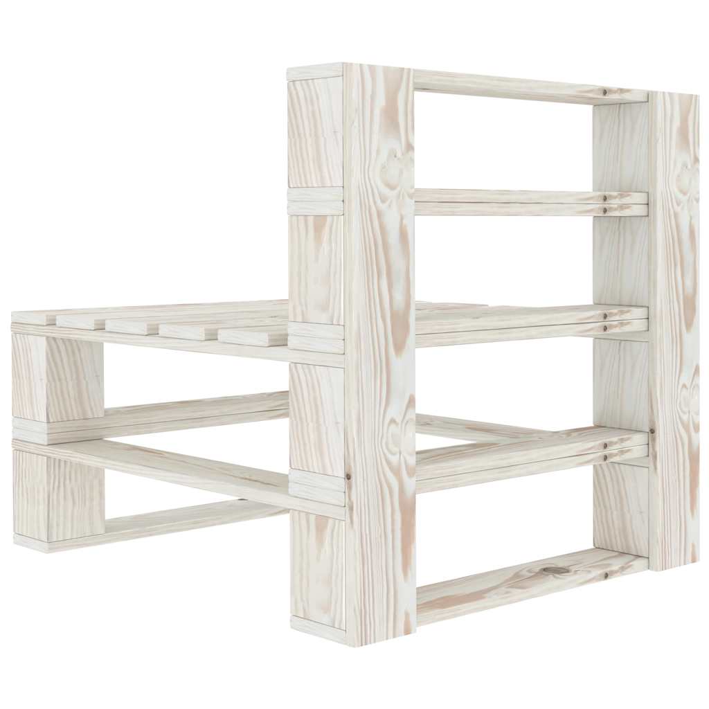 vidaXL Garden Armchair pallet wood