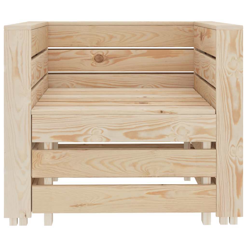 vidaXL 2-delige Loungeset pallet hout