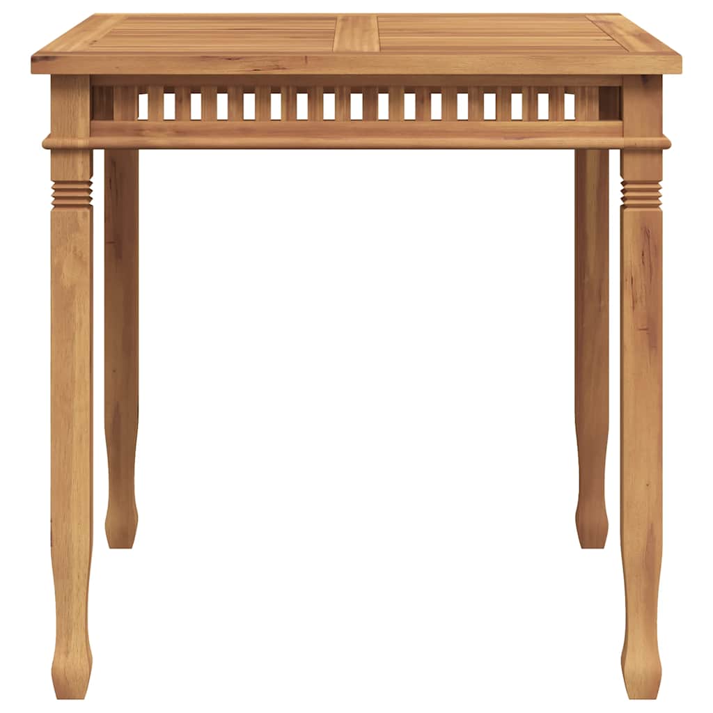 vidaXL Tuintafel 80x80x80 cm massief teakhout
