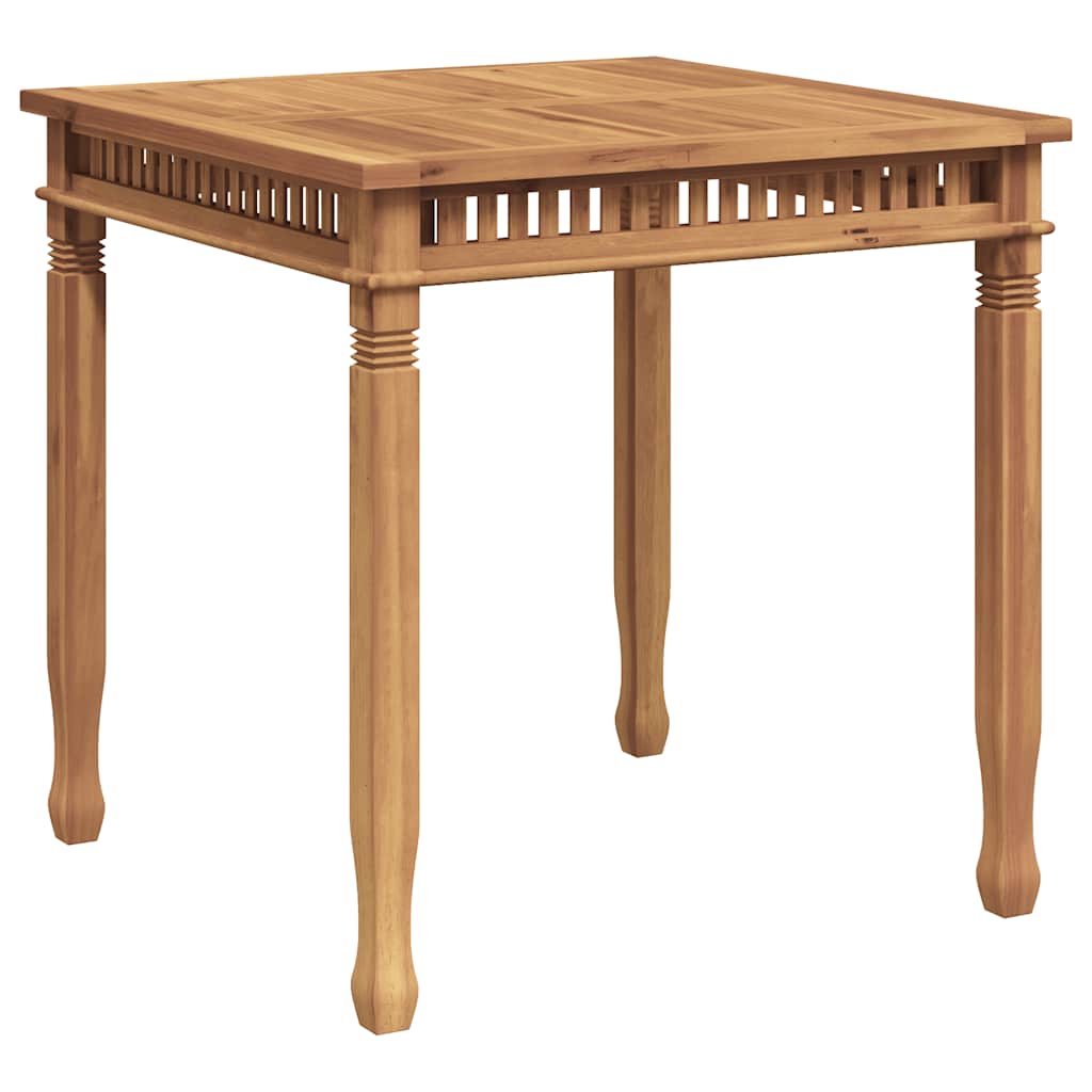 vidaXL Tuintafel 80x80x80 cm massief teakhout