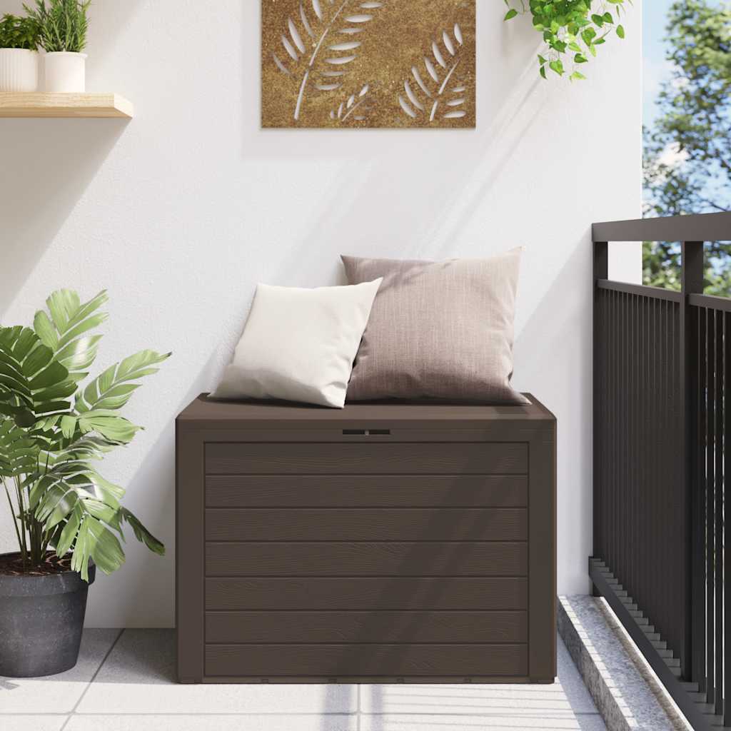 vidaXL Tuinbox 58,5x46x55 cm polypropeen bruin