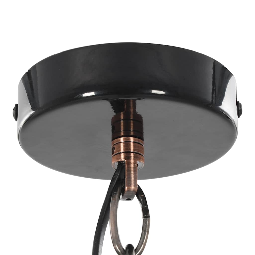 vidaXL Plafondlampen 2 st rond E27 zwart
