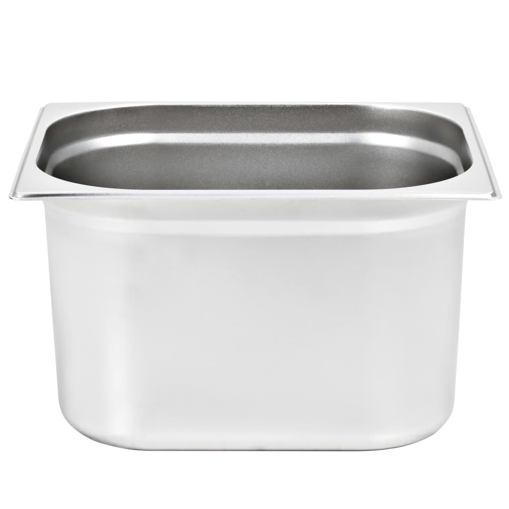 vidaXL Gastronormbakken 4 st GN 1/2 65 mm roestvrij staal