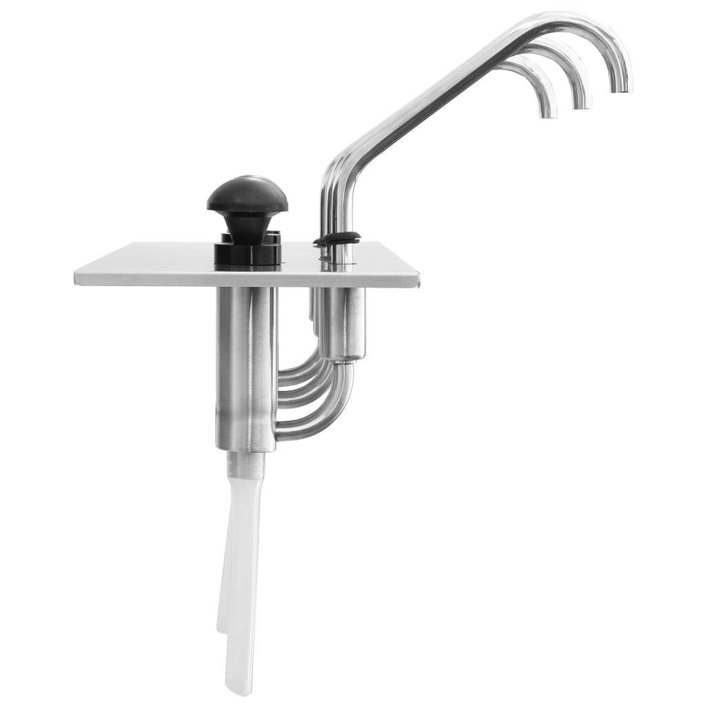 vidaXL Sausdispenser 3,5 L roestvrij staal