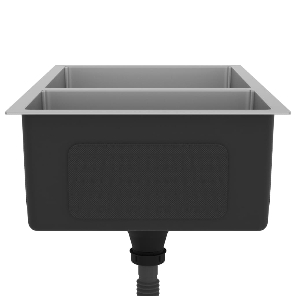 vidaXL Sink stainless steel