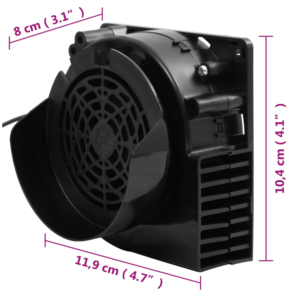 vidaXL Lichtslinger met 66 LED's en ventilator 660 cm