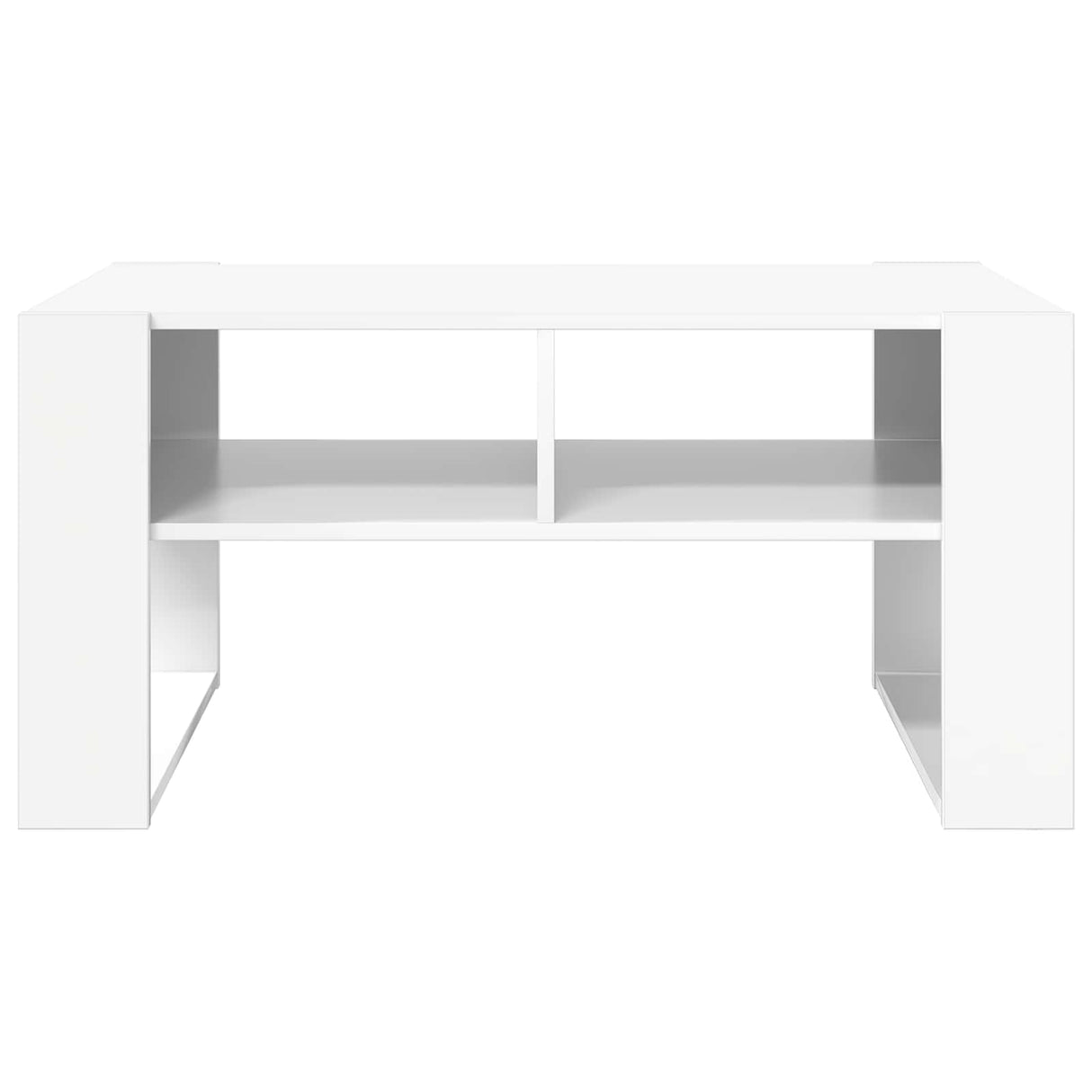 vidaXL Salontafel met opslag Wit 92 x 53 x 45 cm Bewerkt hout
