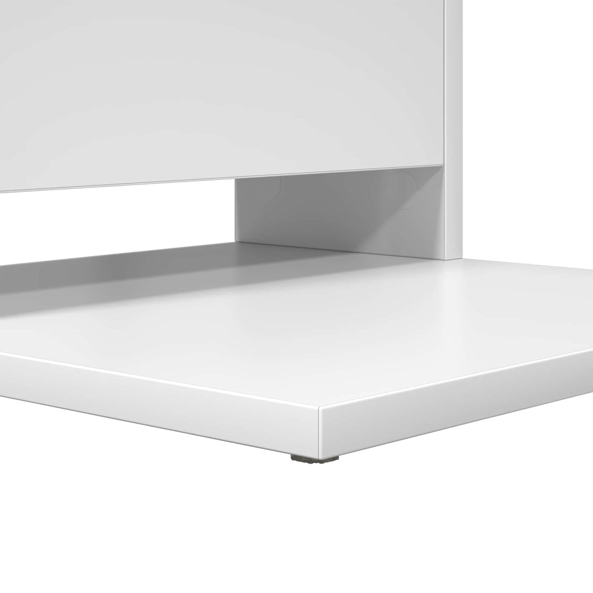 vidaXL Bijzettafel Wit 40 x 35 x 60,5 cm Bewerkt hout