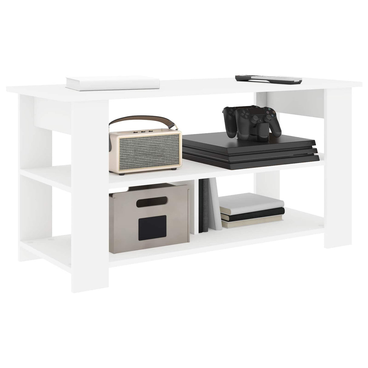 vidaXL TV-stand Wit 100 x 40 x 50 cm