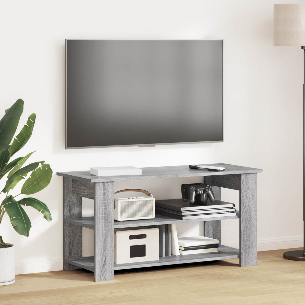 vidaXL TV-stand Wit 100 x 40 x 50 cm