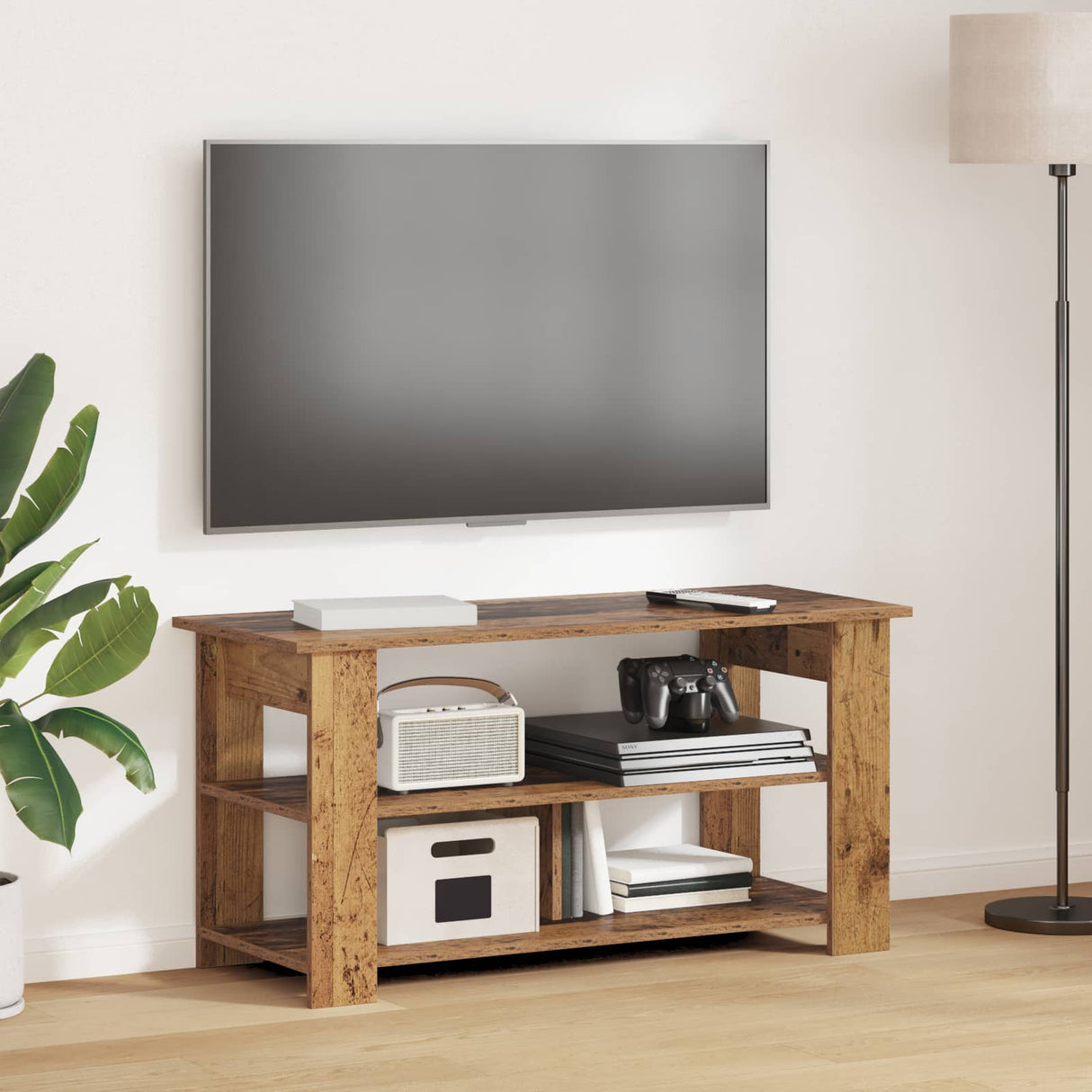 vidaXL TV-stand Wit 100 x 40 x 50 cm