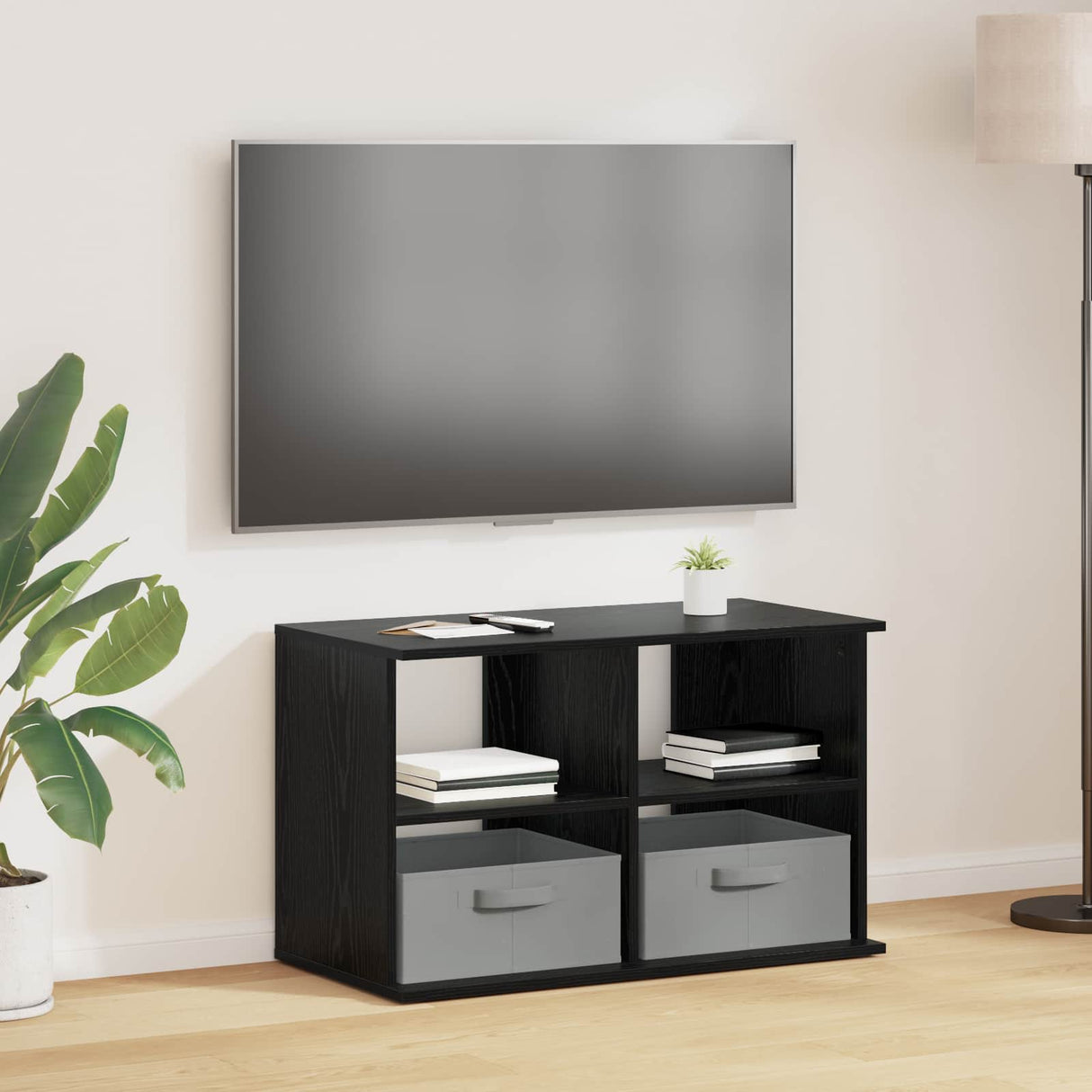 vidaXL TV-stand met lade Wit 79 x 40 x 48 cm
