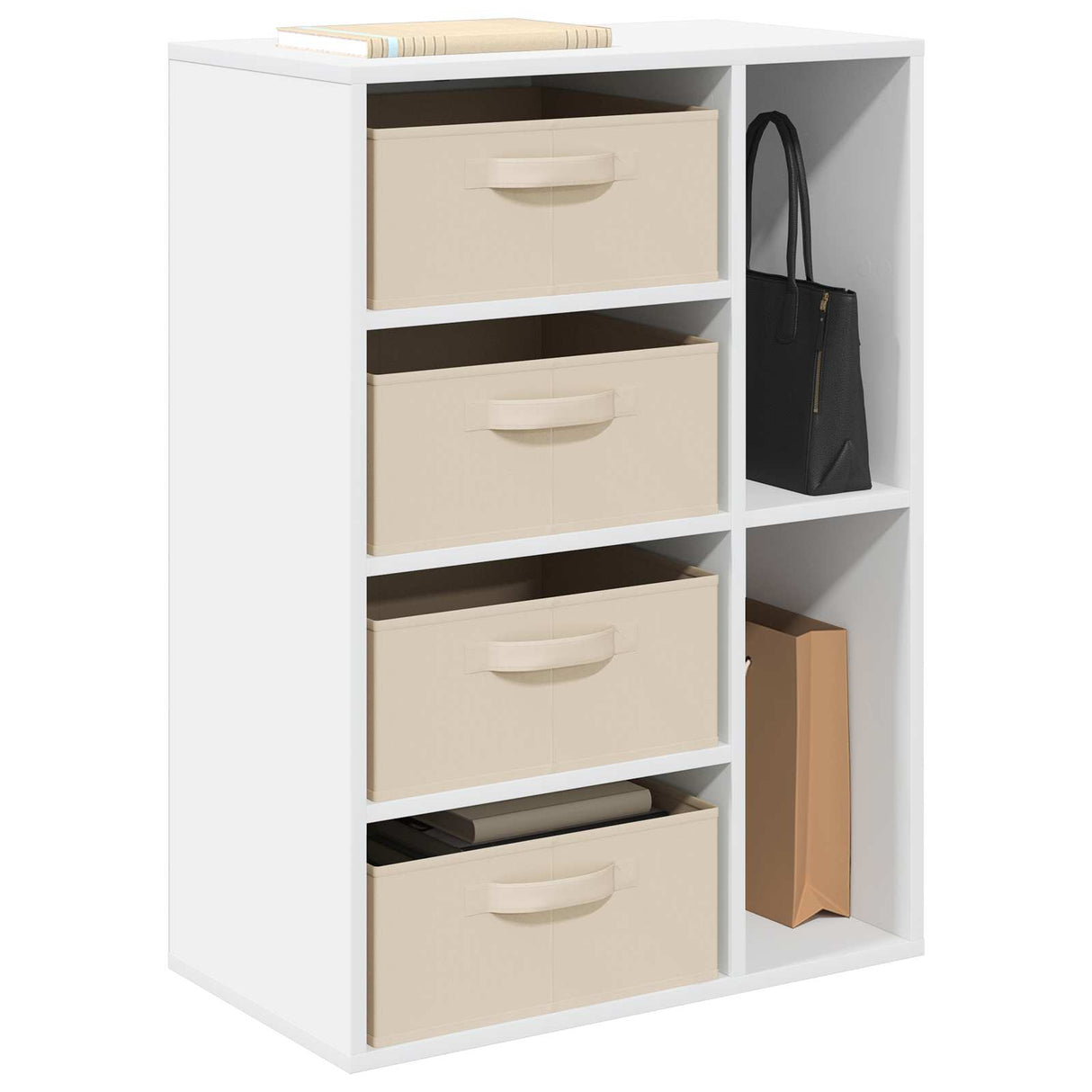 vidaXL Dressoir Wit 60 x 33,5 x 84 cm
