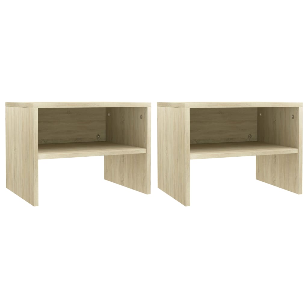 vidaXL Nachtkastje 40x30x30 cm bewerkt hout wit