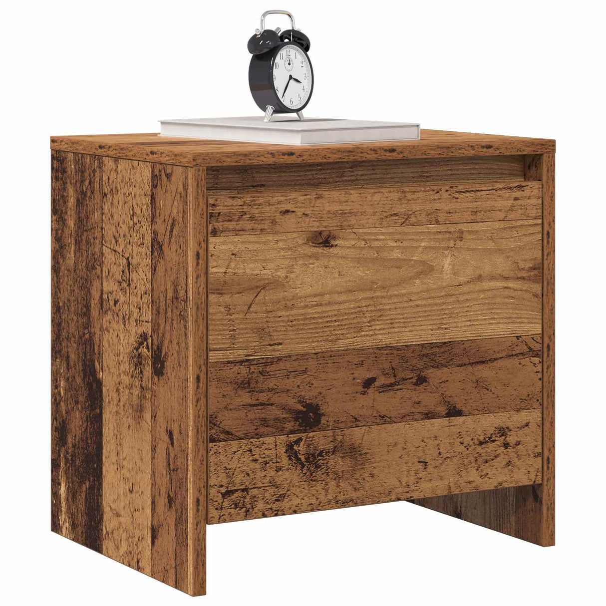 vidaXL Nachtkastje Oudhout 45 x 34 x 44,5 cm Bewerkt hout