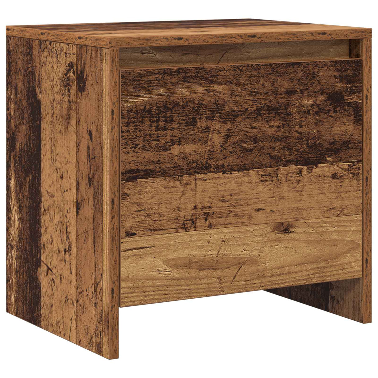 vidaXL Nachtkastje Oudhout 45 x 34 x 44,5 cm Bewerkt hout