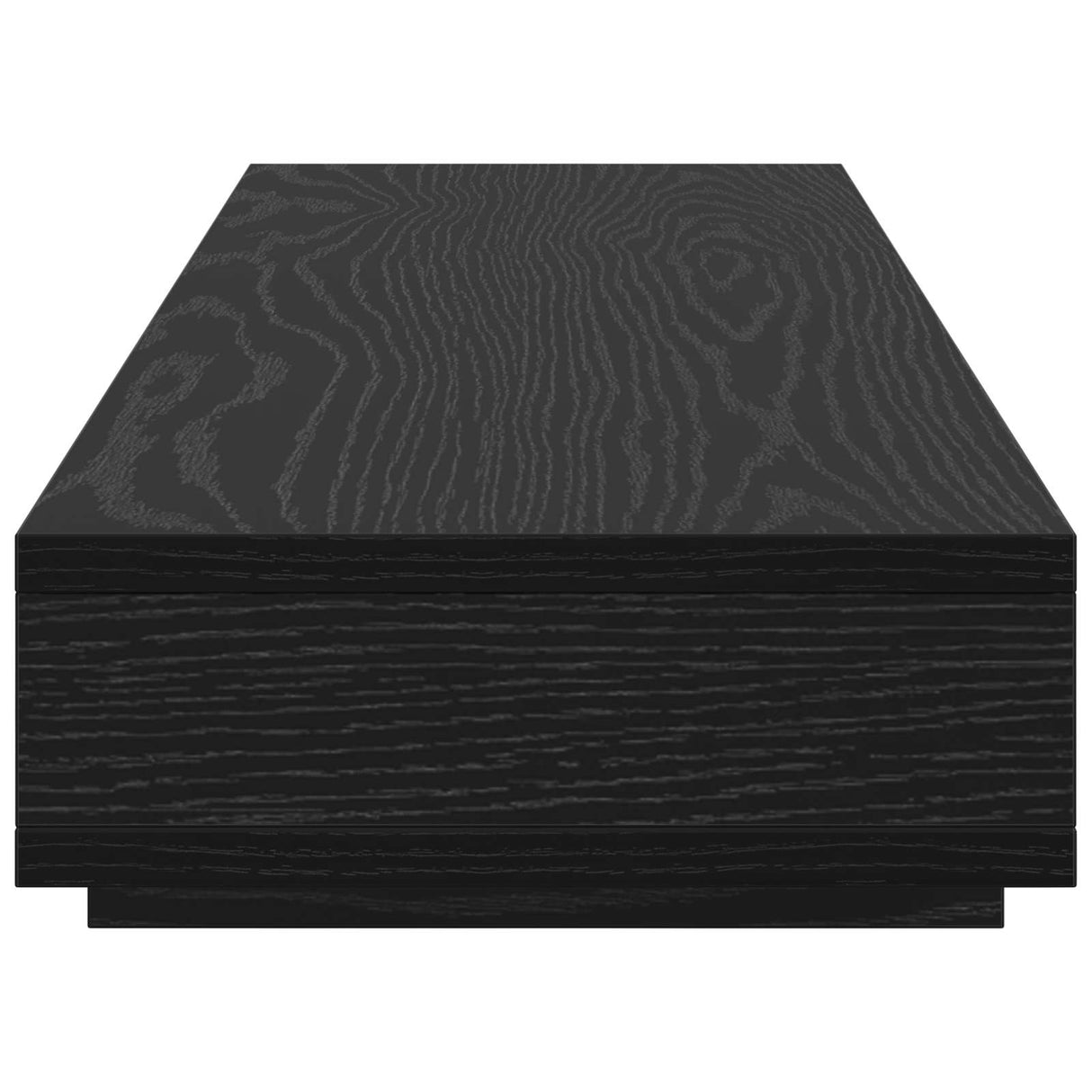 vidaXL Monitorstand met plank Zwart 100 x 27 x 15 cm Bewerkt hout