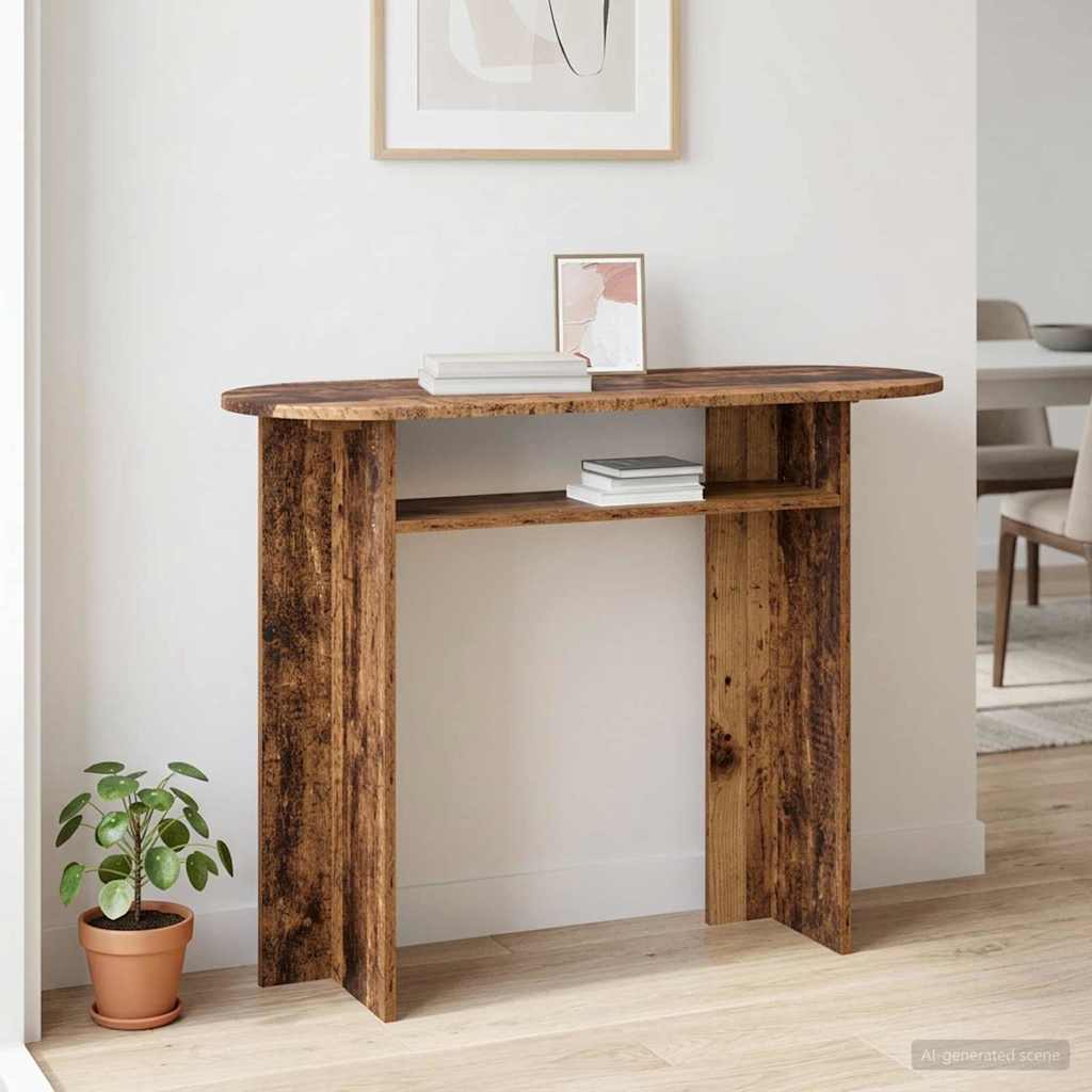 vidaXL Wandtafel met opslag Wit 100 x 39,5 x 75 cm Bewerkt hout