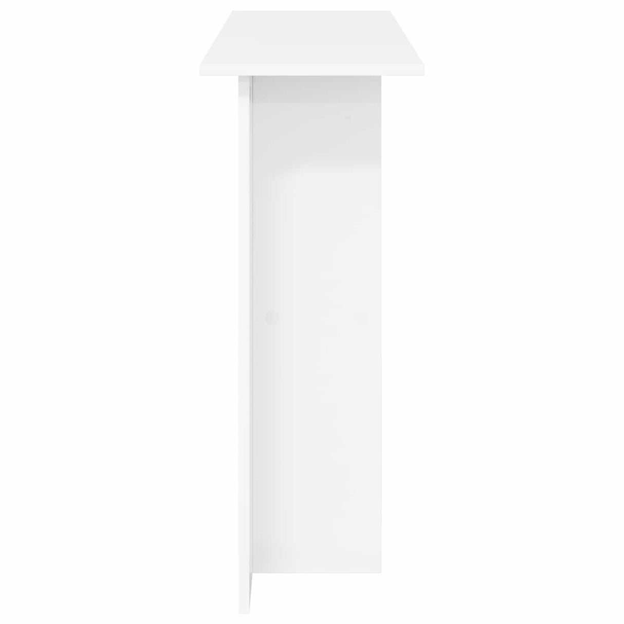 vidaXL Wandtafel Wit 100 x 30 x 75 cm Bewerkt hout