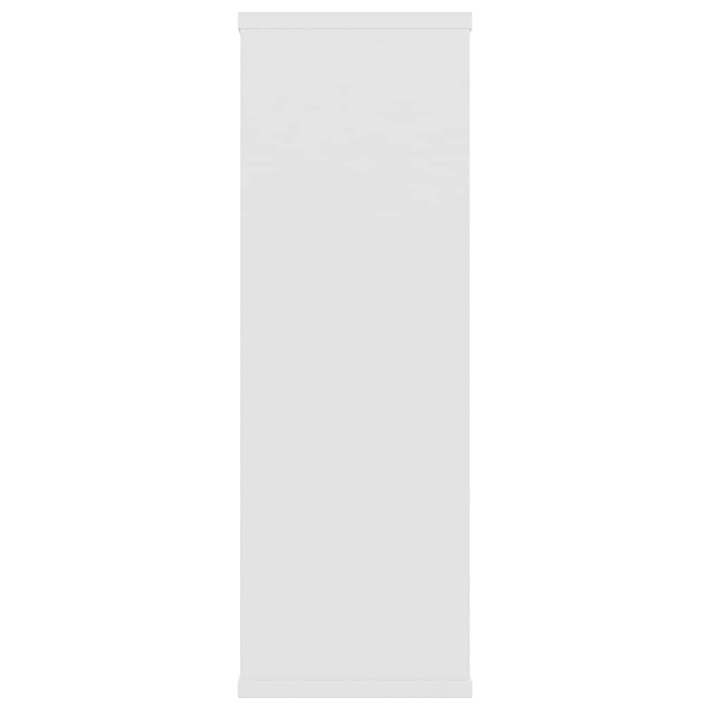 vidaXL Wandschappen 104x20x58,5 cm bewerkt hout wit