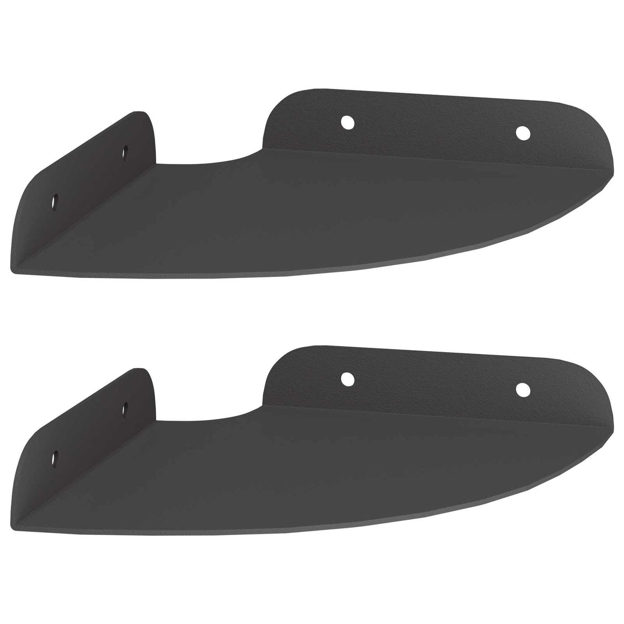 vidaXL Floating Shelf with Storage 2 pcs Black 15 x 15 x 2 cm