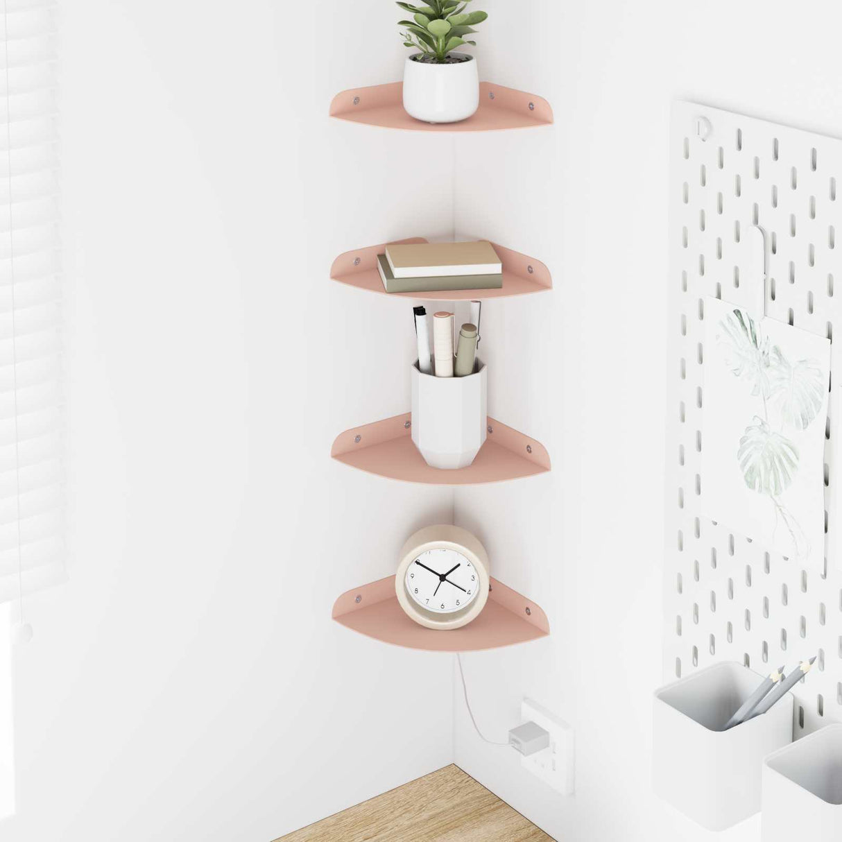vidaXL Floating Shelf with Storage 2 pcs Black 15 x 15 x 2 cm