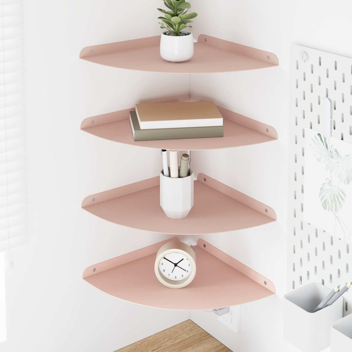 vidaXL Floating Shelf with Storage 2 pcs Black 15 x 15 x 2 cm