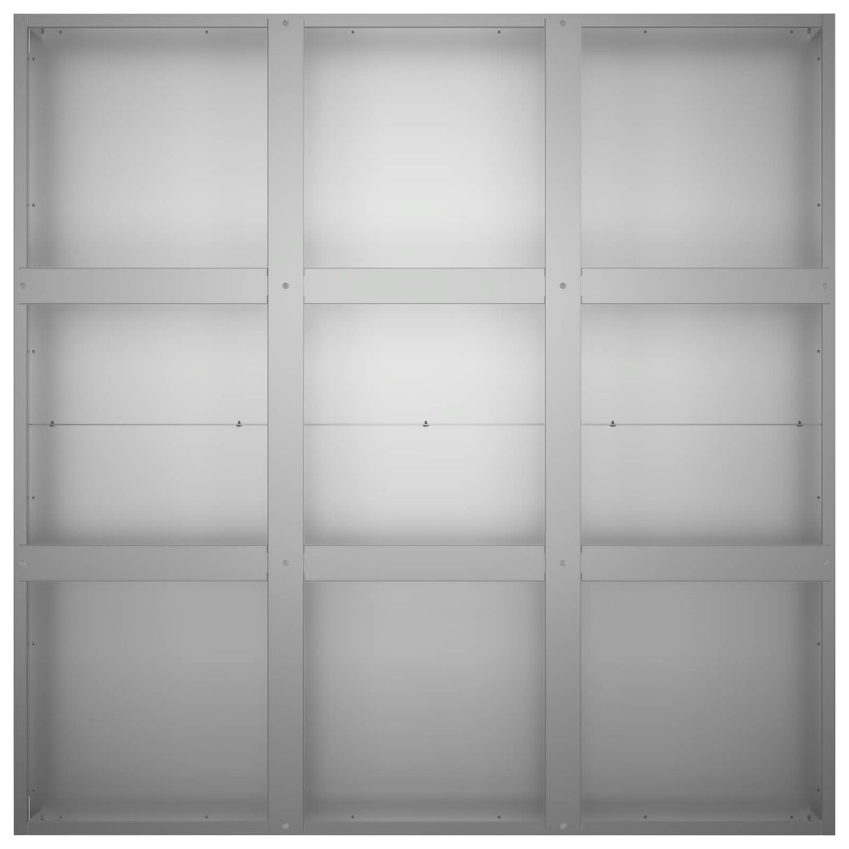 vidaXL Plantenbak zilver 100 x 100 x 20 cm Gegalvaniseerd staal