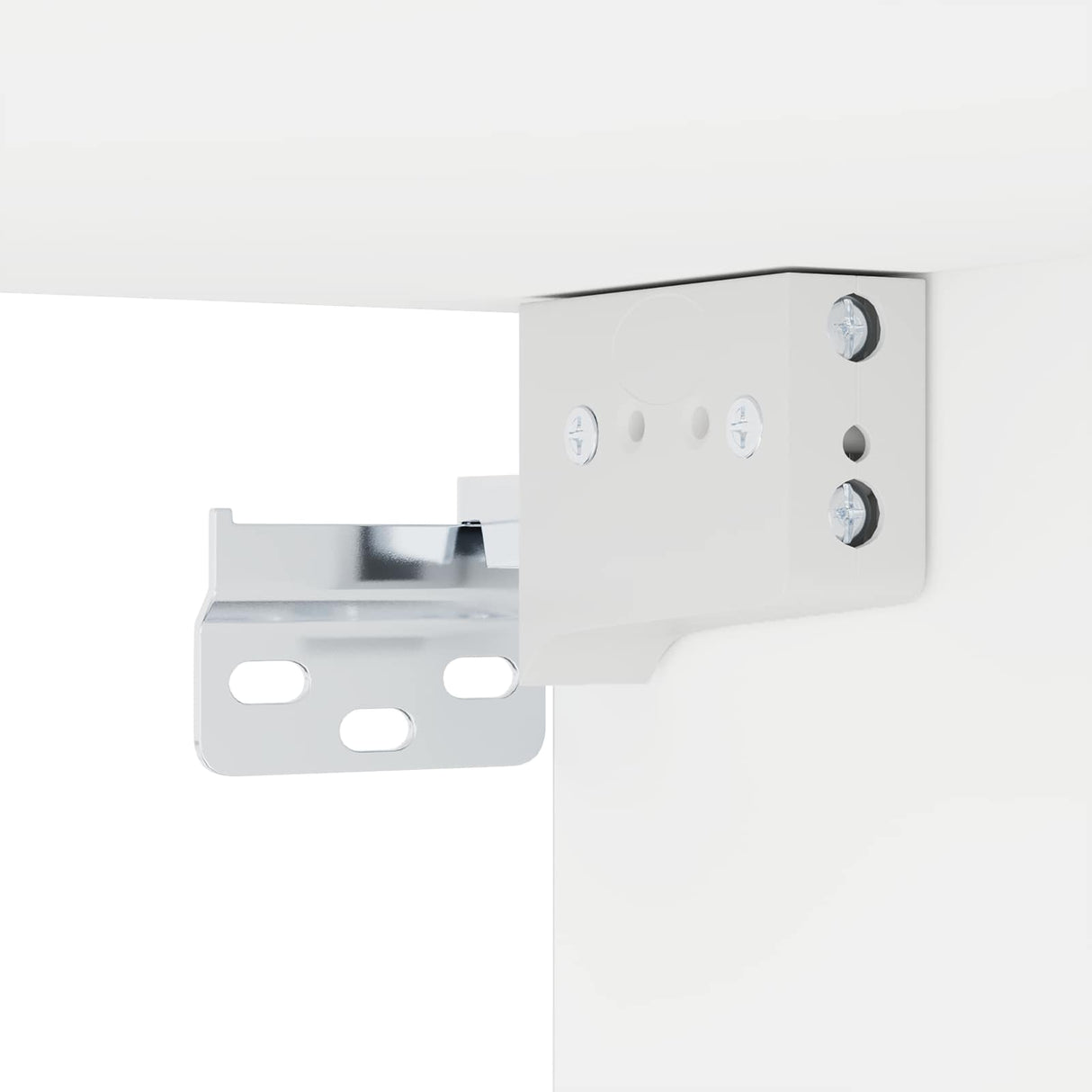 vidaXL Wand gemonteerd TV Kast Muurmontage Wit 150 x 28 x 26 cm