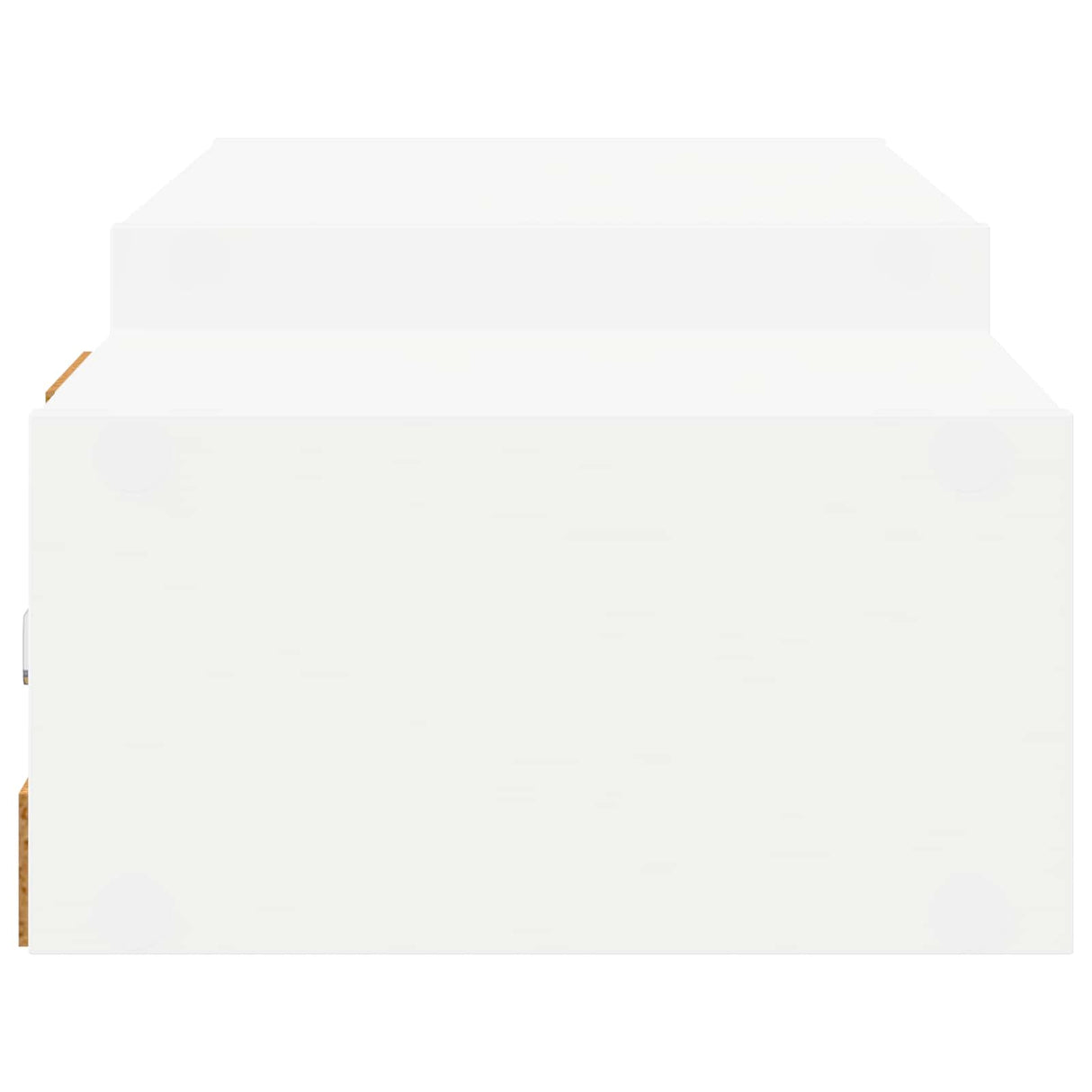 vidaXL Wand gemonteerd TV Kast Muurmontage Wit 140 x 28 x 21 cm
