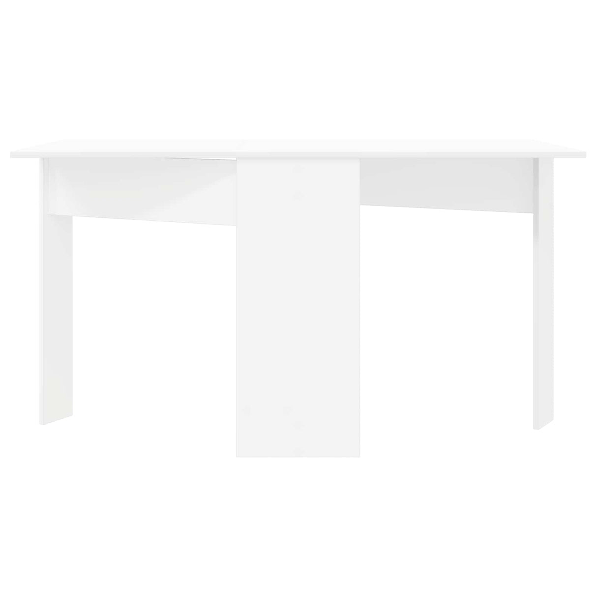 vidaXL Dining Table 138 x 70 x 73.5 cm Engineered Wood White Rectangular