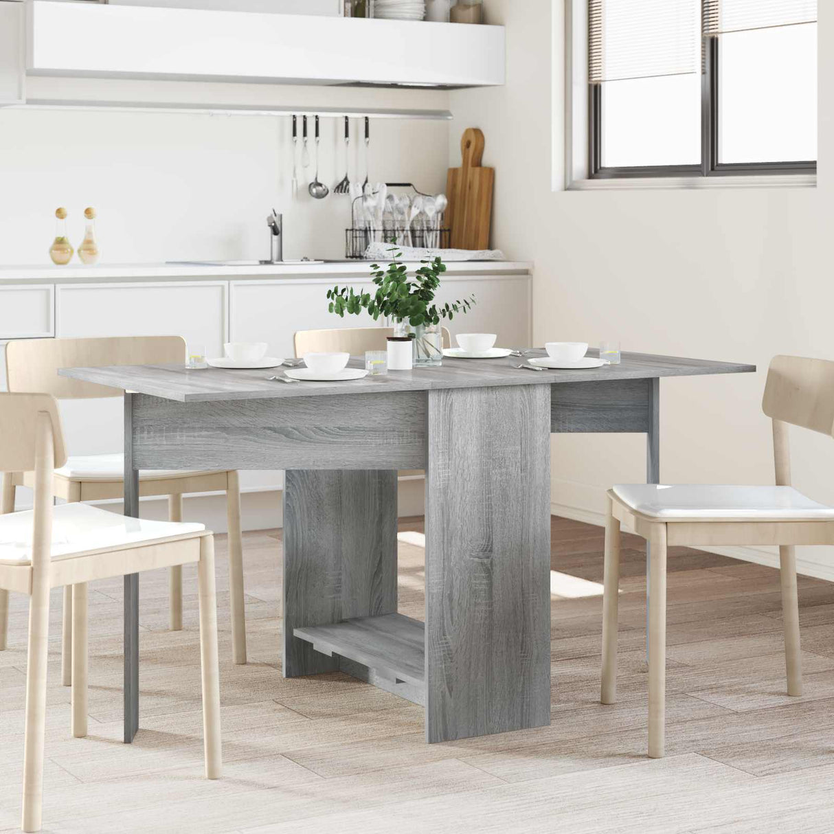 vidaXL Dining Table 138 x 70 x 73.5 cm Engineered Wood White Rectangular