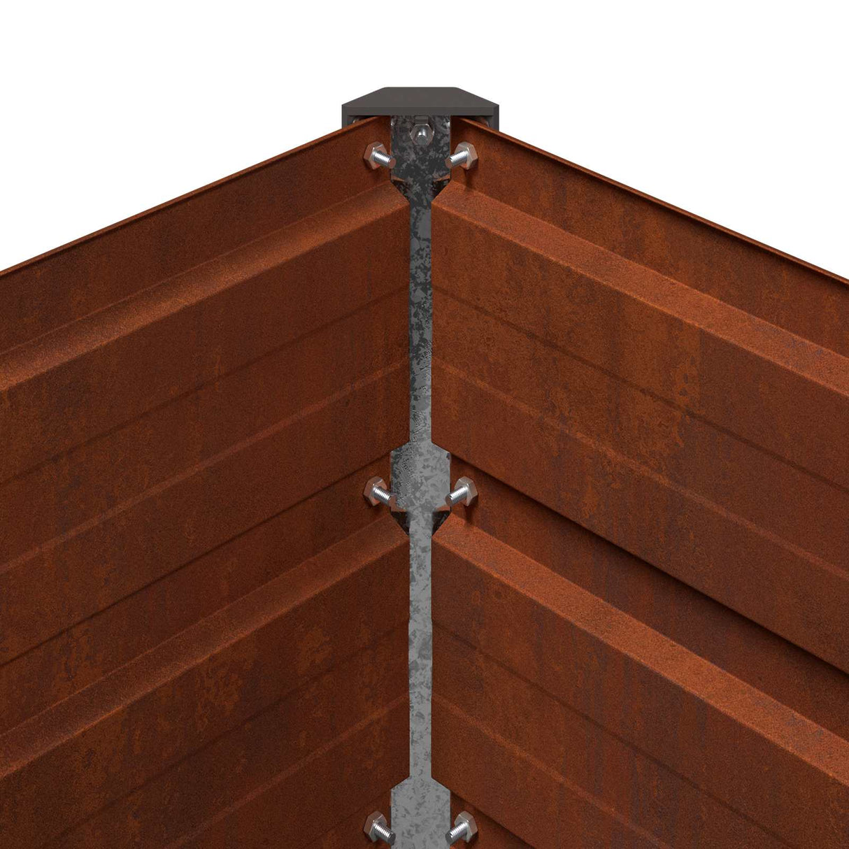 vidaXL Verhoogde Tuinbak Zilverkleurig 160 x 40 x 55 cm gegalvaniseerd
