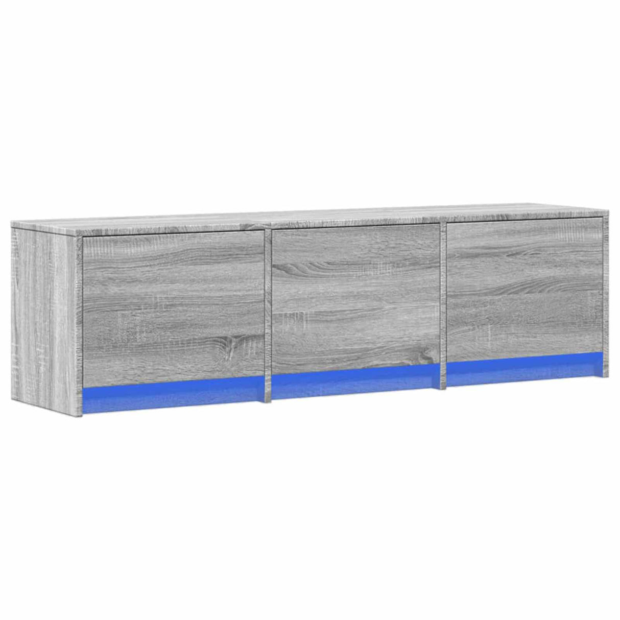vidaXL TV Kast met LED met lade Wit 165 x 34 x 40 cm Bewerkt hout