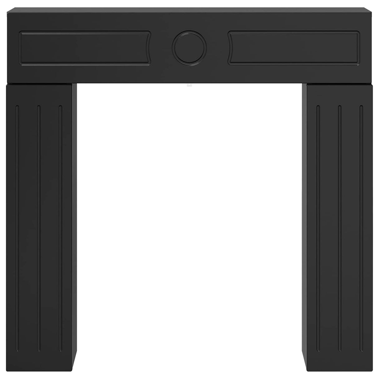 vidaXL Haardombouw Wit 102 x 18 x 100,5 cm Bewerkt hout