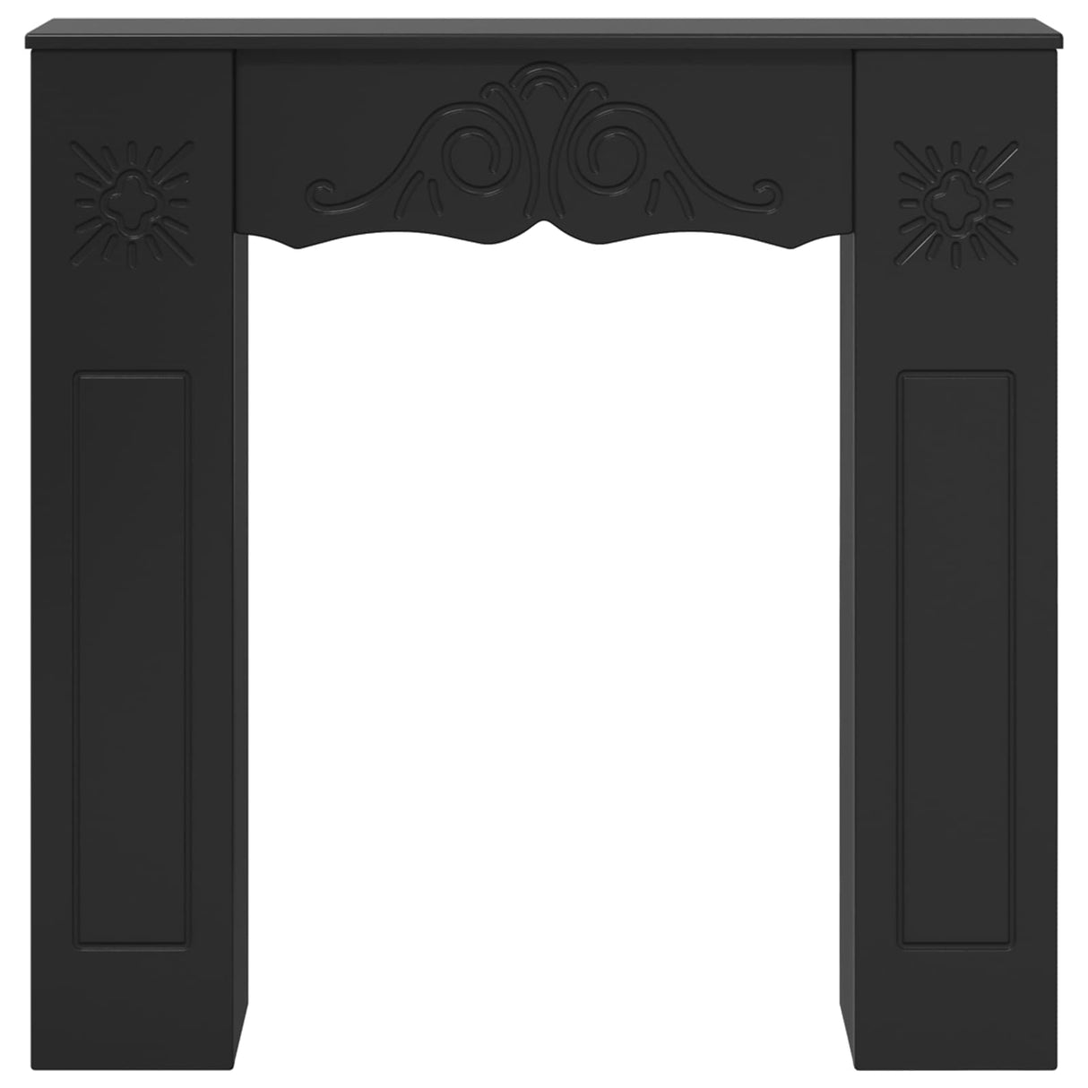 vidaXL Haardombouw Wit 102 x 20 x 102 cm Bewerkt hout