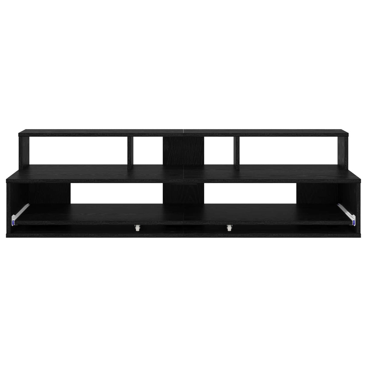 vidaXL Studio bureau Wit 152 x 42,5 x 36 cm Bewerkt hout