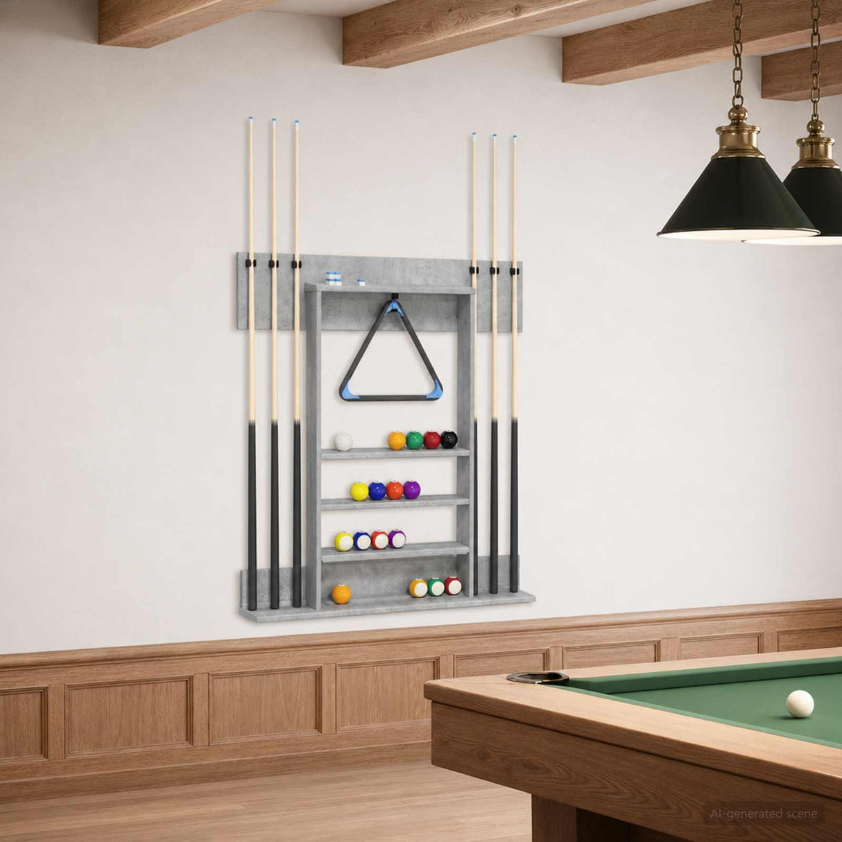 vidaXL Biljartkeu-stand Bewerkt hout 93 x 12 x 103 cm Wit